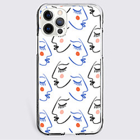 Painting Person Case For Apple iPhone 12 iPhone 11 iPhone 12 Pro Max Unique Design Protective Case Shockproof Back Cover TPU