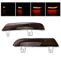 Pair Dynamic LED Turn Signal Light Mirror Indicator Lights Amber for VW Golf 5 Jetta MK5 Passat B6