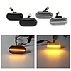 Pair LED Side Marker Lights Repeaters Turn Lamps Yellow for Renault Nissan Opel Smart