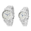 Pair of Alloy Analog Quartz Bracelet Watches 9384 SH2 (Silver)