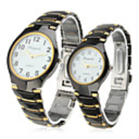 Pair of Alloy Analog Quartz Couple