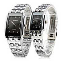 Pair of Alloy Analog Quartz Couple