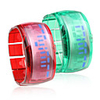 Pair of Bracelet Design Future Blue LED Wrist Watch - Green Red