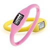 Pair of ION Fashion Unisex Silicone Jelly Sports Wrist Watches - Pink Yellow