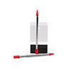 Pair of Metal Touch Pen Stylus for 3DS (Red)