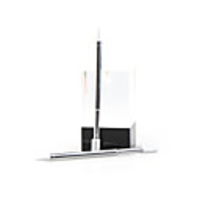 Pair of Metal Touch Pen Stylus for 3DS (White)