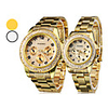 Pair of Steel Analog Quartz Couple