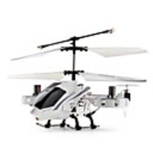 Palm Size 4-Channel Remote Control Helicopter with Gyro (White)