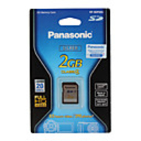 Panasonic SDHC/SD Memory Card Class 4 20MB/s 2GB for Full HD Video