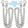 Pants Chain,  Trousers Wallet Chain 47cm Men and Women for Costume Hat Decoration Outdoor Accessories (Silver)