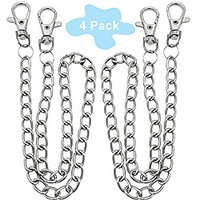 Pants Chain,  Trousers Wallet Chain 47cm Men and Women for Costume Hat Decoration Outdoor Accessories (Silver)