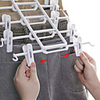 Pants Hanger Pants Clip Seamless Powerful Multifunctional Household Hanging Storage Artifact