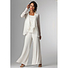 Pantsuit / Jumpsuit Mother of the Bride Dress Elegant Plus Size Bateau Neck Floor Length Chiffon Sleeveless with Beading 2020 Mother of the groom dresses
