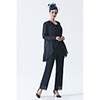 Pantsuit / Jumpsuit Mother of the Bride Dress Elegant Plus Size Bateau Neck Floor Length Chiffon Sleeveless with Beading 2020 Mother of the groom dresses
