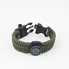 Paracord Bracelet Fire Starter Outdoor Nylon Fiber Camping / Hiking Outdoor Exercise Camping / Hiking / Caving Black Army Green Camouflage 1 pcs