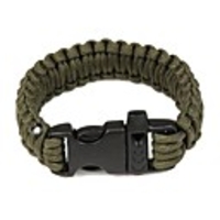 Paracord Bracelet Outdoor Survival Whistle Nylon Fiber Camping / Hiking Outdoor Exercise Camping / Hiking / Caving Brown Army Green Camouflage 1 pcs