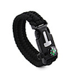 Paracord Bracelet Survival Bracelet Fire Starter Tactical Emergency Multi Function Nylon Camping / Hiking Fishing Climbing Outdoor Travel Cyan