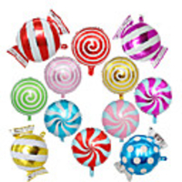 Party Balloons 24 pcs Candy Party Supplies Latex Balloons Boys and Girls Party Decoration 18 Inch for Party Favors Supplies or Home Decoration