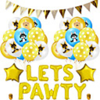 Party Balloons 26 pcs Pet Dog Party Supplies Latex Balloons Banner Boys and Girls Party Birthday Decoration 12 Inch for Party Favors Supplies or Home Decoration