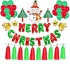 Party Balloons 30 pcs Merry Christmas Party Supplies Latex Balloons Banner Boys and Girls Party Decoration for Party Favors Supplies or Home Decoration