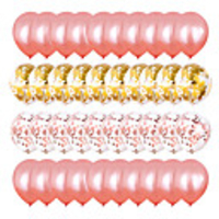 Party Balloons 40 pcs Rose Gold Party Supplies Latex Balloons Boys and Girls Party Wedding Decoration 12inch for Party Favors Supplies or Home Decoration