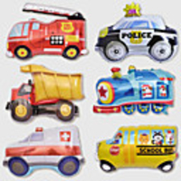 Party Balloons 6 pcs Car Party Supplies Latex Balloons Boys and Girls Party Birthday Decoration for Party Favors Supplies or Home Decoration