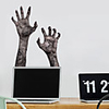 Party Decoration Halloween New Moon Wall Sticker Fluorescent Moon Loop Light Halloween Decoration