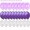 pastel balloons 10 inch happy birthday balloons 100pc purple white assorted latex balloon for wedding birthday baby shower party decorations