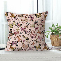 Pastoral Double Side Cushion Cover 1PC Soft Decorative Square Throw Pillow Cover Cushion Case Pillowcase for Bedroom Livingroom Superior Quality Machine Washable Outdoor Cushion for Sofa Couch Bed Chair miniinthebox