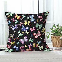 Pastoral Double Side Cushion Cover 1PC Soft Decorative Square Throw Pillow Cover Cushion Case Pillowcase for Bedroom Livingroom Superior Quality Machine Washable Outdoor Cushion for Sofa Couch Bed Chair miniinthebox