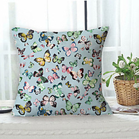 Pastoral Double Side Cushion Cover 1PC Soft Decorative Square Throw Pillow Cover Cushion Case Pillowcase for Bedroom Livingroom Superior Quality Machine Washable Outdoor Cushion for Sofa Couch Bed Chair miniinthebox