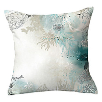 Pastoral Double Side Cushion Cover 1PC Soft Decorative Square Throw Pillow Cover Cushion Case Pillowcase for Sofa Bedroom Livingroom Outdoor Superior Quality Machine Washable Outdoor Cushion for Sofa Couch Bed Chair miniinthebox