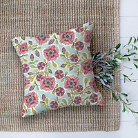 Pastoral Floral Double Side Cushion Cover 1PC Soft Decorative Square Throw Pillow Cover Cushion Case Pillowcase for Sofa Bedroom Livingroom Outdoor Superior Quality Machine Washable Outdoor Cushion for Sofa Couch Bed Chair miniinthebox