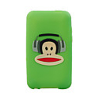 Paul Frank Big Mouth Monkey Silicon Case For Ipod Touch 2G/3G (Green)