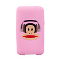 Paul Frank Big Mouth Monkey Silicon Case For Ipod Touch 2G/3G (Pink)