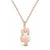 paw print necklace,  paw necklace,  dog necklace,  dog jewelry for women,  dog paw necklace,  dog pendant,  dog necklaces for women (rose gold tone)