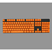 PBT English Languag108 Keyscaps Keys Variety Of Color Choices For Cherry MX Mechanical Keyboard Key Cap Switches