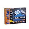 PCMCIA Cardbus to 2-Port USB 2.0 HUB Adapter for Laptop/Notebook