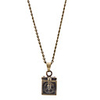 Peace Symbol Box Necklace