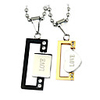 Peach Heart Titanium Steel Couple Necklace