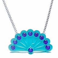 peacock pendant suitable for miraculous costume. ladybug peacock necklace pendant for girls boys cosplay (peacock only)