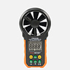 PEAKMETER official Digital Anemometer Air Temperature Humidity Meter PEAKMETER PM6252B with RH USB Port interface