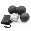 Peanut Mobility Ball Lacrosse Ball Set 3 pcs Sports EPP Yoga Exercise Fitness Relaxing Eases pain Massage For