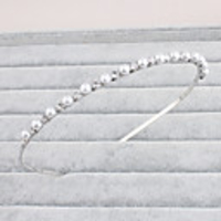 Pearl / Rhinestone Headbands / Headwear with Floral 1pc Wedding / Special Occasion / Casual Headpiece