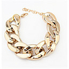 Pearl Chain Bracelet Ladies Party Work Casual Vintage Alloy Bracelet Jewelry Gold / Silver / Black For Party