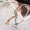 Pearl Pendant Necklace Patchwork Angel Simple Baroque European Trendy Imitation Pearl Alloy Silver 40-50 cm Necklace Jewelry 1pc For Anniversary Party Evening Street Prom Festival miniinthebox
