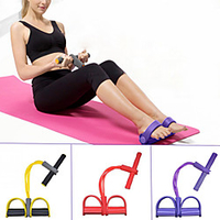 Pedal Resistance Band Sit-up Pull Rope 1 pcs Carry Bag Sports Home Workout Yoga Pilates Strength Training Muscular Bodyweight Training Physical Therapy Stretching For Women