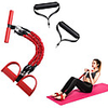 Pedal Resistance Band Sit-up Pull Rope Gym Home Workout Package 1 pcs Door Anchor 2 Exercise Handles Sports Emulsion EVA Home Workout Yoga Gym Workout Portable Adjustable Stretchy Durable Lightweight