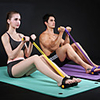 Pedal Resistance Band Sit-up Pull Rope Natural Latex Bodybuilding Expander Sports Latex Home Workout Gym Pilates Strength Training Muscular Bodyweight Training Physical Therapy Weight Loss For Waist