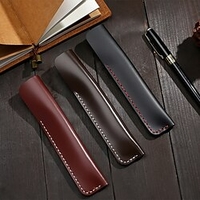 Pencil Case Pen Pouch Marker Bag Waterproof Creative Wear-Resistant PU Leather for School Office Business miniinthebox